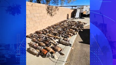 Over 100 stolen catalytic converters found in San Bernardino County